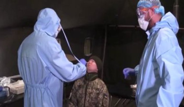 Бойцов в зоне ООС проверяют на коронавирус: зараженных нет. ВИДЕО