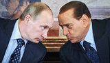 путін,берлусконі