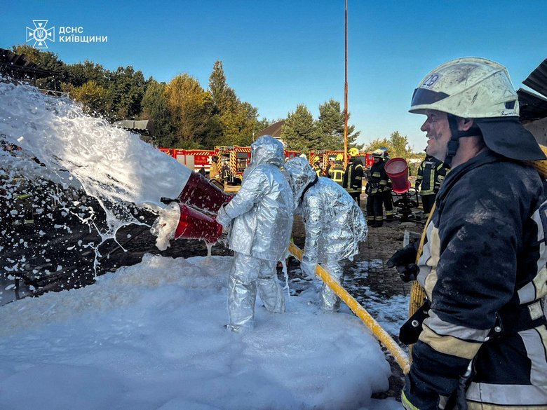 пожар в Киевской области