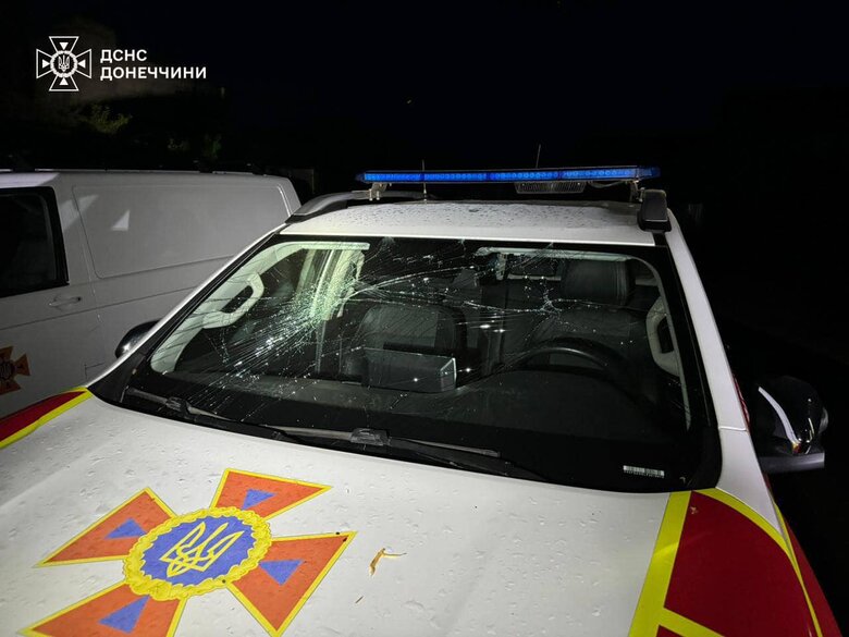 Удар по пожежній частині в Селидовому