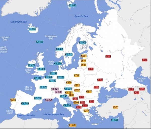 В Украине самые низкие зарплаты в Европе, – исследование. ИНФОГРАФИКА 03