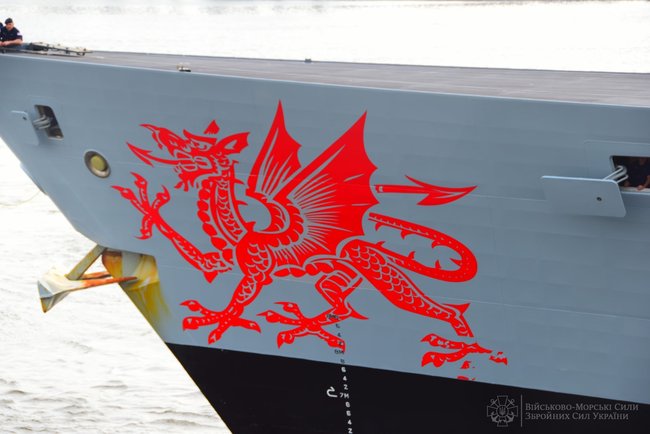 В порт Одессы зашел эсминец Королевских ВМС Великобритании Dragon 06