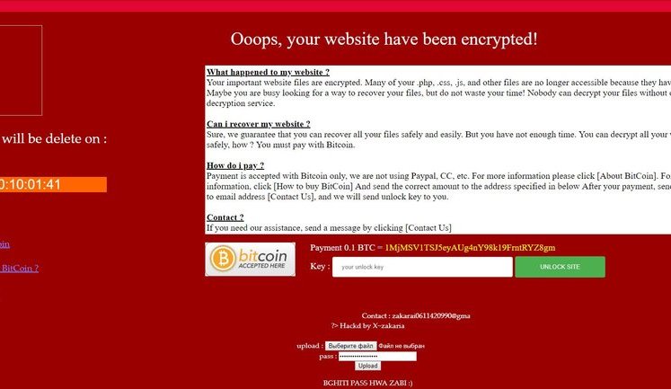 Сайт Минэнергоугля взломали и требуют 10 биткоинов выкупа. ФОТО