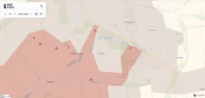 МАПА: ситуація на фронті від проєкту DeepState.