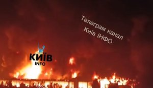 Russia has destroyed one of largest Class A logistics complexes near Kyiv. VIDEO