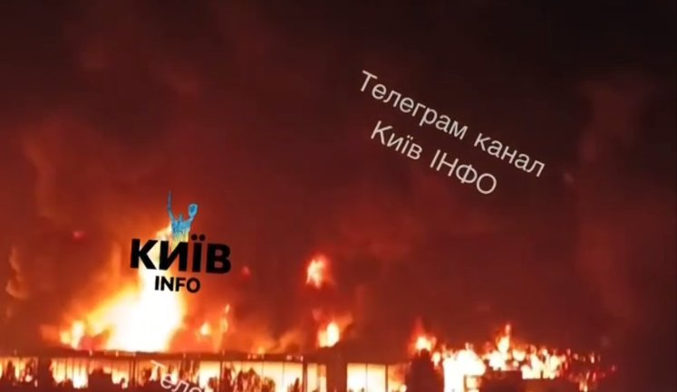 Russia has destroyed one of largest Class A logistics complexes near Kyiv. VIDEO