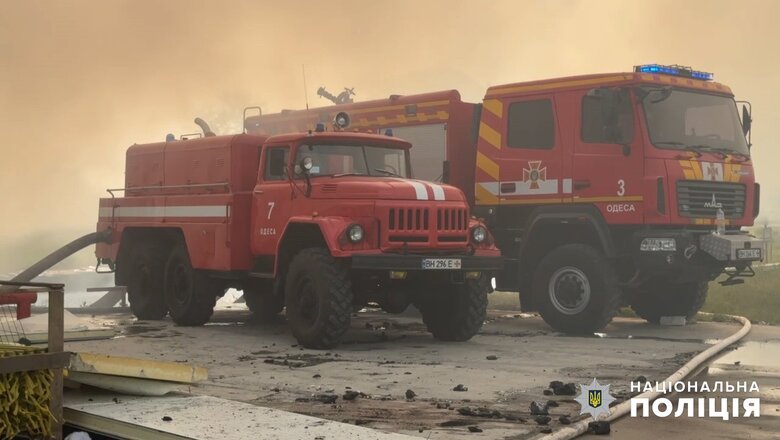 Наслідки обстрілу Одещини 17 травня