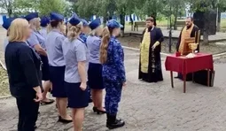 Священнослужитель УПЦ взяв участь в освяченні колонії, де окупанти утримують і катують українців