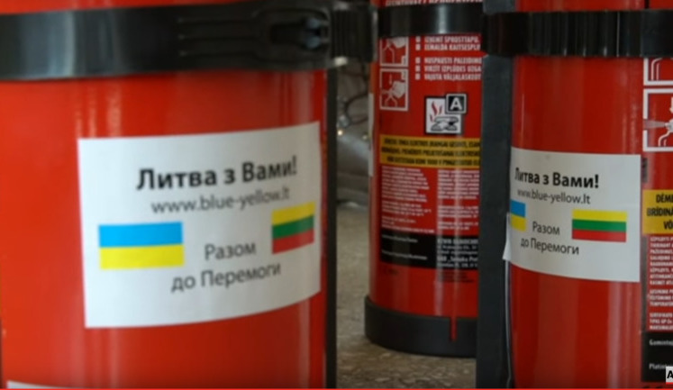 Lithuanian volunteers help Ukraine fight the war with Russians. VIDEO