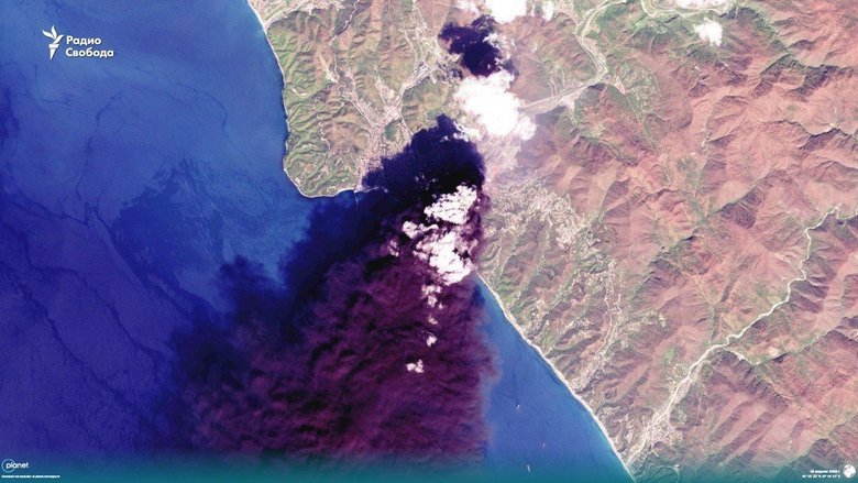 Масштабна пожежа на НПЗ у Туапсе