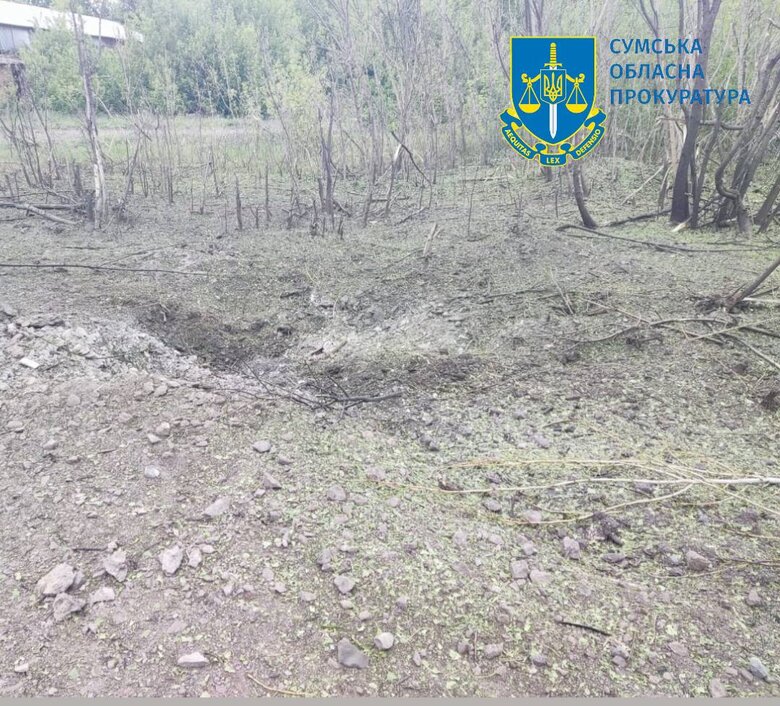 Shelling of the village of Richky in Sumy region on 8 May