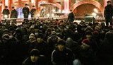 В Москве под бой курантов милиция "отстояла" Красную площадь. ФОТОрепортаж