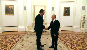 Serbian President Vucic boasted of three-year agreement with Putin on profitable gas