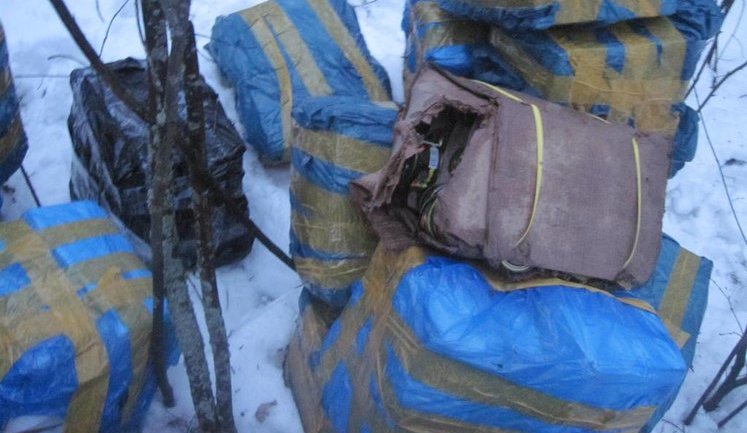Прикордонники на Сумщині виявили в лісі 200 кг контрабандної червоної ікри. ФОТОрепортаж