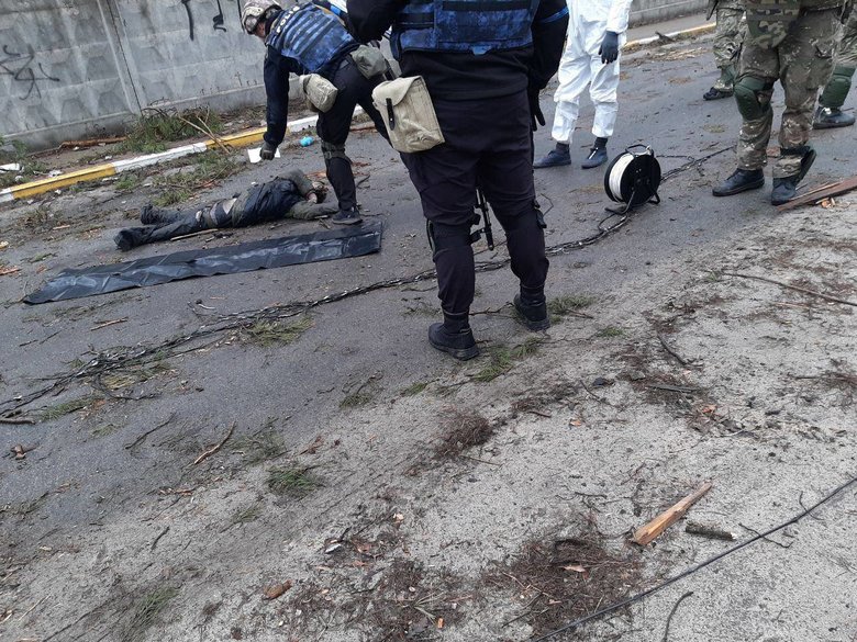 Victims of Russian aggression in Irpin 01
