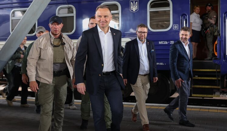 Президент Польщі Дуда прибув із візитом до Києва. ВІДЕО+ФОТО