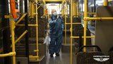 Из-за гриппа в Киеве начали дезинфицировать общественный транспорт. ВИДЕО+ФОТОрепортаж