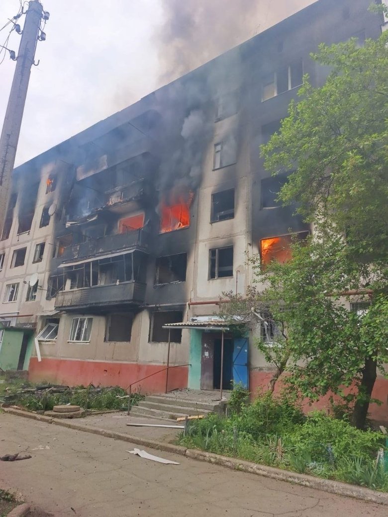 Shelling in Donetsk region on 17 May
