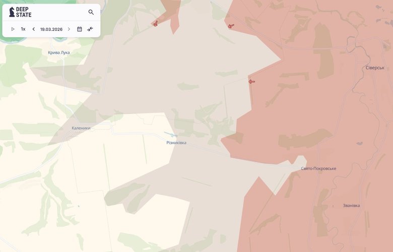 Продвижение РФ в Резниківці