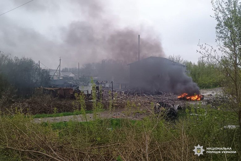 Удар по Ізюму 19 квітня