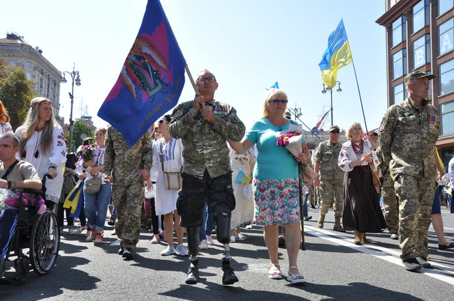 Марш захисників України в Києві завершився 17