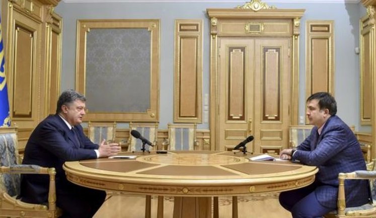 Саакашвили: "У меня была встреча с Порошенко на Мальте. Это было два часа угроз и шантажа с его стороны"