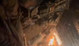 Окупант зняв удар FPV-дрона по бліндажу російських військових