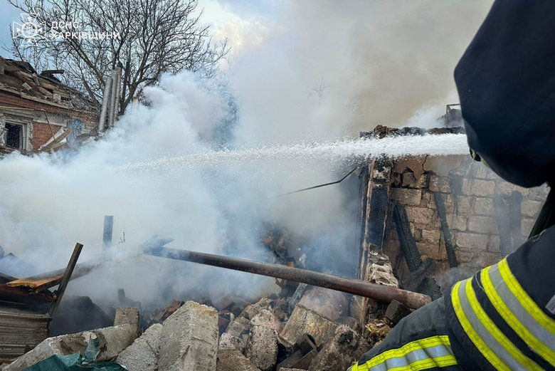 Russian Federation’s MLRS strike on Zolochiv in the Kharkiv region