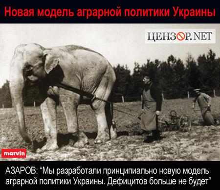 Новая модель аграрной политики от Азарова