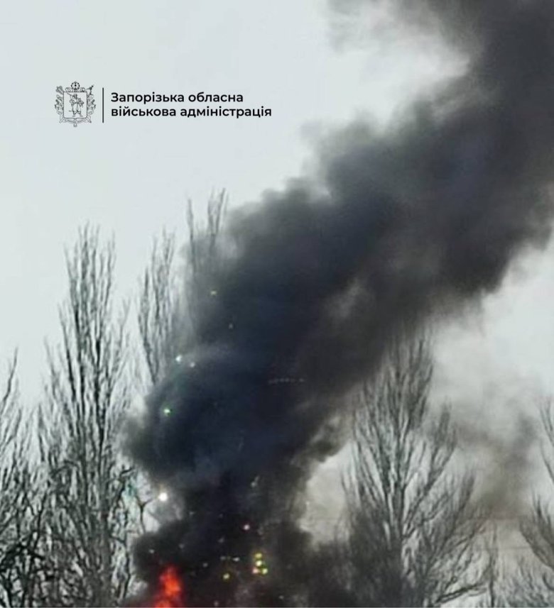 Запорожье после обстрела