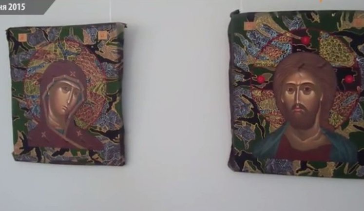 Exhibition on icons painted on ammunition boxes opened in Dnipropetrovsk. VIDEO