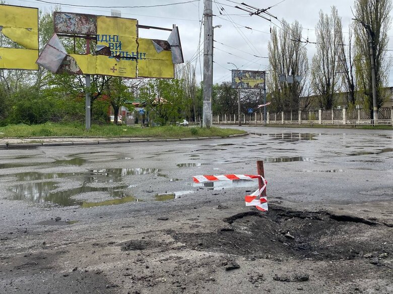 Росіяни вкотре вдарили по Херсону, без постраждалих, - Прокудін 01