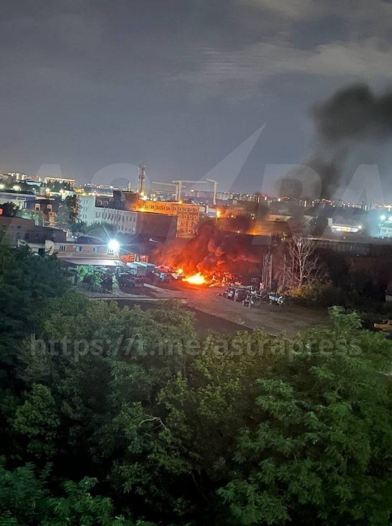 пожар в Краснодаре