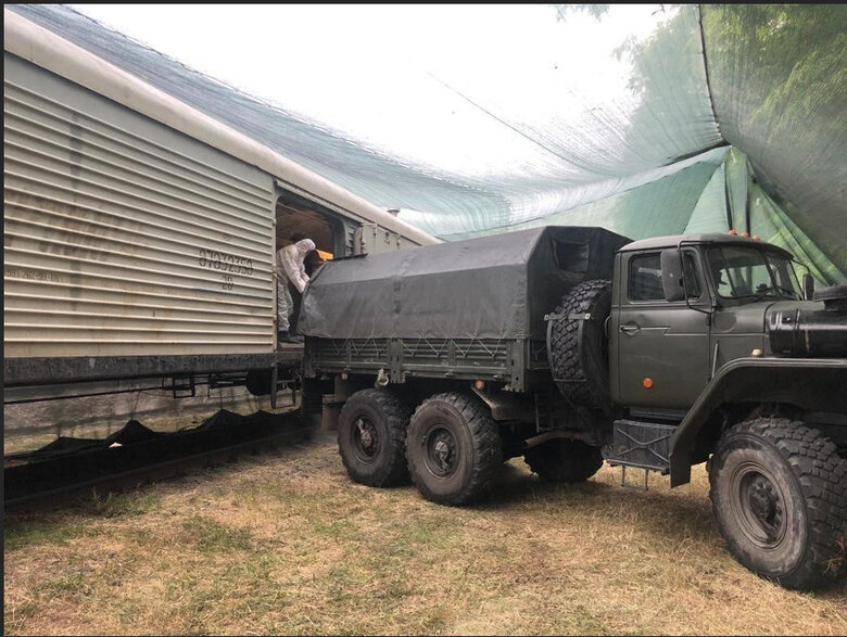В усипальних вагонах РЖД із кондиціонерами: ОК Південь показало передачу РФ тіл ліквідованих окупантів 03