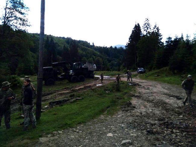 Инженерно-саперный батальон Тиса 128-й ОГПБр участвует в ликвидации последствий наводнения на Закарпатье 02