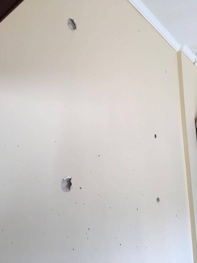 Unknown people attacked Holosiivskyi district court in Kyiv 05