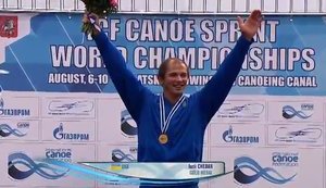 Украинский каноист выиграл "золото" на чемпионате мира по гребле в Москве. ФОТО