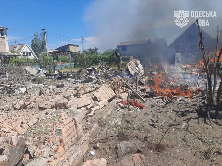 Odesa region under attack by the Russian Federation: residential buildings destroyed and damaged
