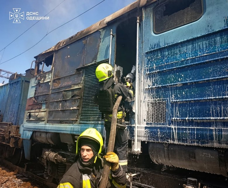 Удар по потягу на Одещині