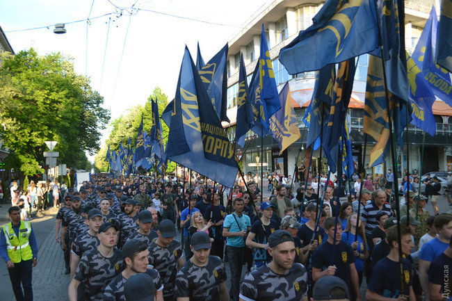 Марш националистов прошел в Одессе 10