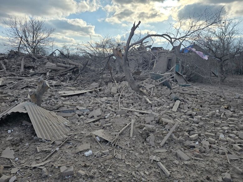 Consequences of the shelling of Donetsk region on 1 April 2025