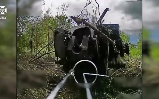 Прикордонники підрозділу "Прайм" розтрощили гармату Д-30 та 