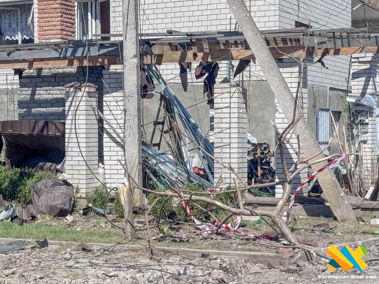 У Житомирі через атаку дронів пошкоджено приватні будинки