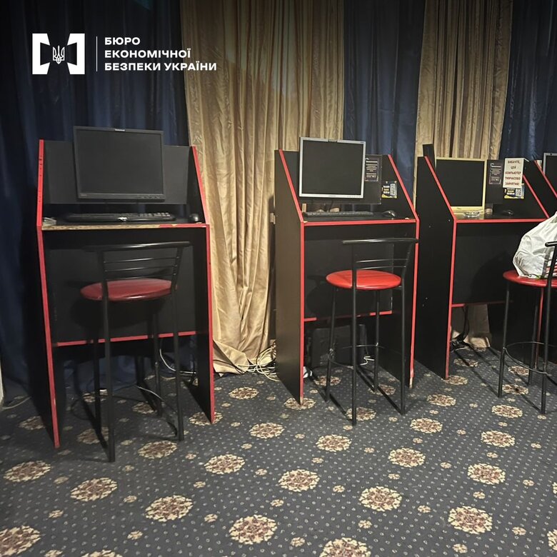 БЕБ ліквідували сім нелегальних гральних закладів у Київській області