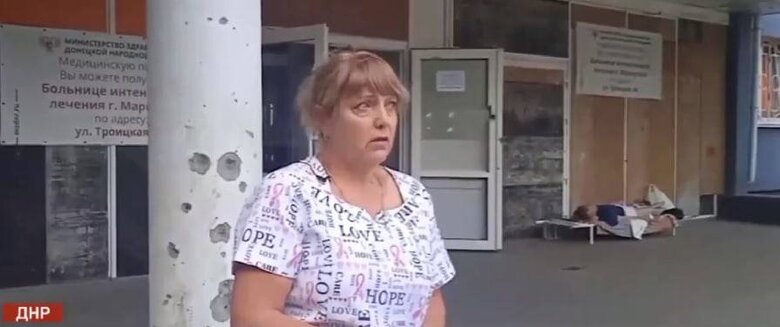 In occupied Mariupol, the sick lie in the street outside the hospital, - Andryushchenko 01