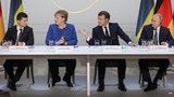 Meeting of Normandy Four leaders