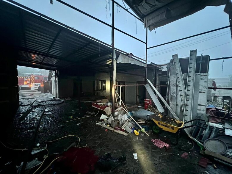 Consequences of missile attack on Dnipro 01