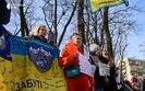 Возле посольства США в Киеве митинговали родственники военнопленных 6 марта 2025 года