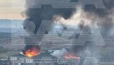 Супутниковий знімок будівлі Російського університету спецназу в Чечні після атаки безпілотниками 29 жовтня