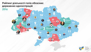 КИУ обнародовал рейтинг губернаторов. ИНФОГРАФИКА